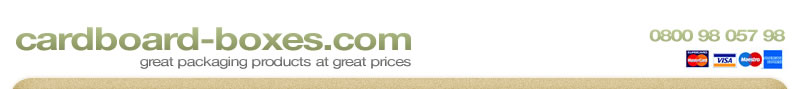 Cardboard Boxes - Great packaging products at great prices!