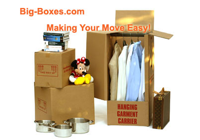 cardboard boxes